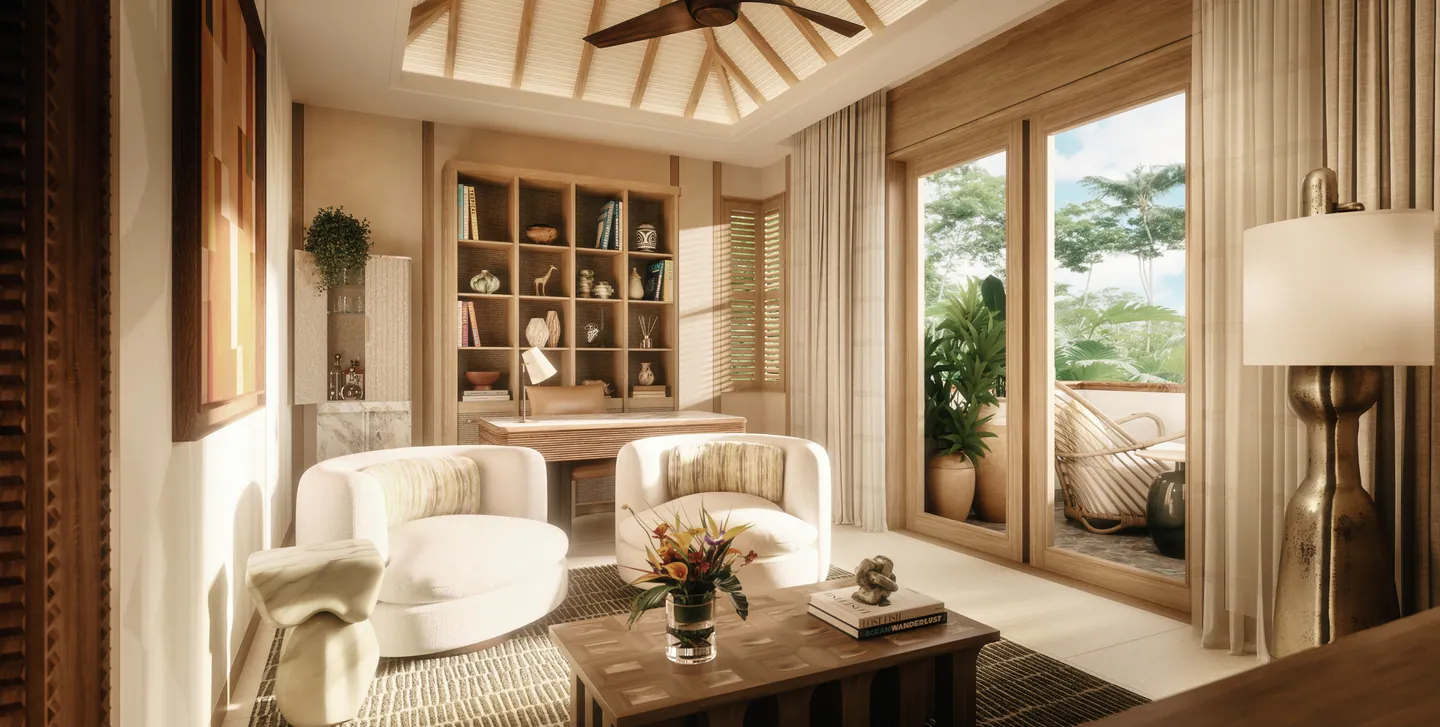 Four Seasons Mauritius — Study Room